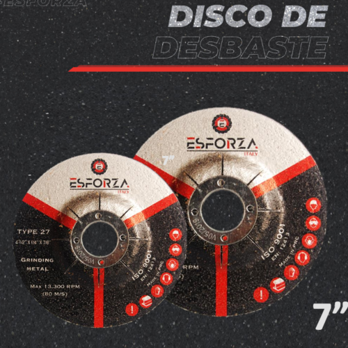 DISCO DE PULIR T27 ESFORZA 7"