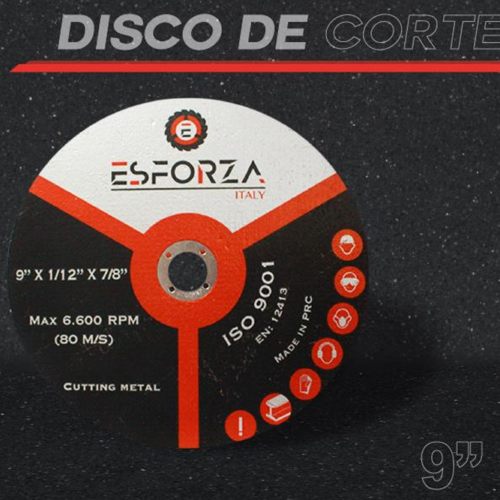 DISCO DE CORTE T1 ESFORZA 14"x3/32"x1"